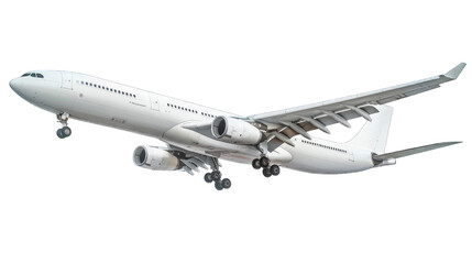 Obraz premium Airplane aircraft transport airplane transportation travel traveler flight fly air plane trip jet business. Transparent background or PNG file.