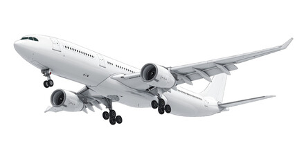 Obraz premium Airplane aircraft transport airplane transportation travel traveler flight fly air plane trip jet business. Transparent background or PNG file.