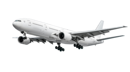Airplane aircraft transport airplane transportation travel traveler flight fly air plane trip jet business. Transparent background or PNG file.