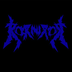 Rock N Roll handwritten typography, abstract gothic font design for music t-shirt print