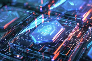 Obraz premium Cyber Insurance Concept: Shielded Digital Devices Representing Cybersecurity and Data Protection