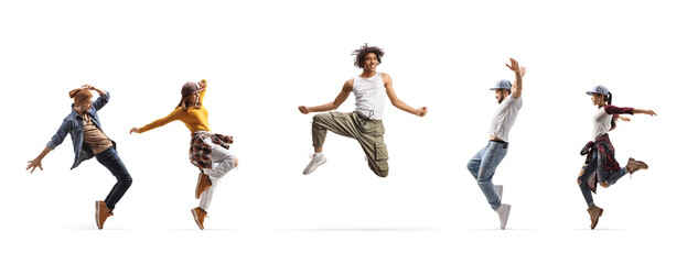 People dancing a choreography
