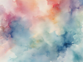 Abstract watercolor background in soft hues