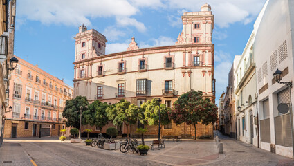 Naklejka premium House of the 4 towers in Cadiz, Andalusia