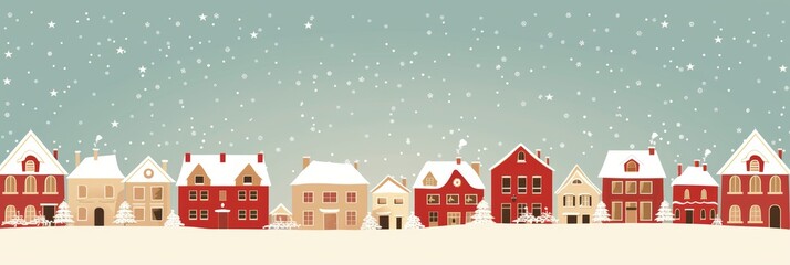 Festive cartoon new year card with space for text, stock illustration with customizable placeholder