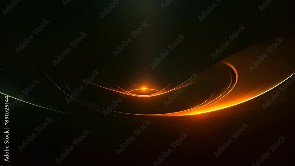 Aufkleber light flare in the dark space. abstract background with shiny lens glare effect