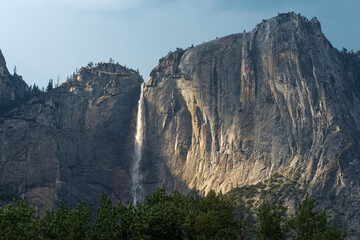 Yesemite Falls shown in Yosemite National Park in California on July 13, 2024.