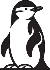 Chinstrap penguin vector icon isolated on a white background. Chinstrap penguin logo illustration.