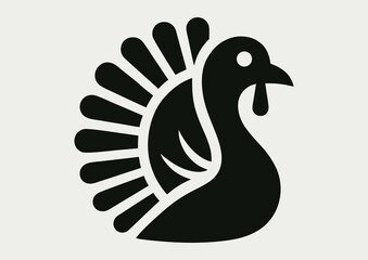 Turkey bird. Vector pictogram