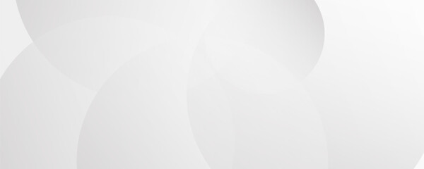 White geometric abstract background overlap layer on bright space with lines effect decoration. Modern graphic design element circles style concept for banner. Eps10