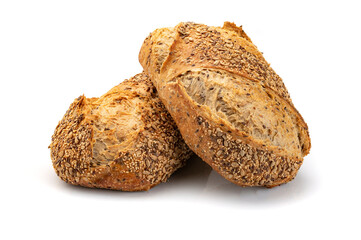 Artisan seed bread, baked in a wood oven.