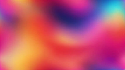 Blurred solarized ombre seamless texture. Trendy soft multicolor digital lens flare gradient style. Modern trendy fashion print. Generative AI