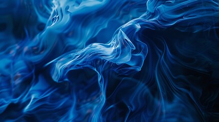 Obraz premium Abstract Blue Swirls