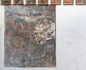 Very old frescos in Alta Mura 