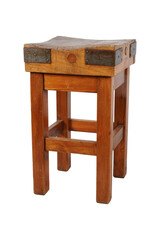 old wooden chair isolated