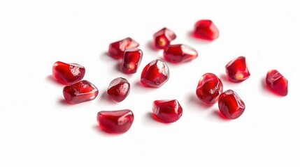 Fresh pomegranate fruit closeup view