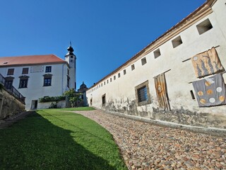 Amazing Ptuj Castle in Slovenia - Ptuj Grad - medieval fortress built in the mid-12th century