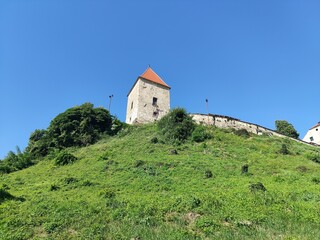 Amazing Ptuj Castle in Slovenia - Ptuj Grad - medieval fortress built in the mid-12th century