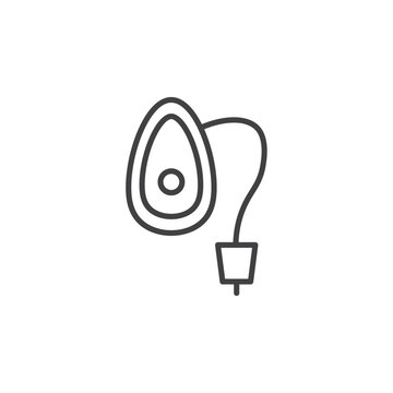 oxygen mask outline icon clip art preview
