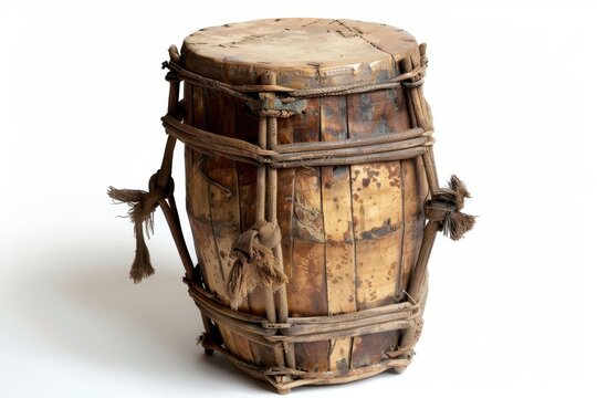 African conga drum also known as atabaque is alone