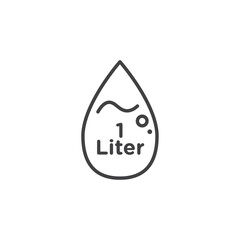 Liter icon collection