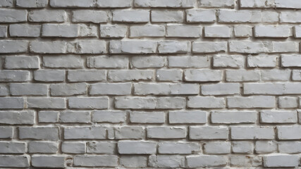 Obraz premium Old white brick wall background. Generative AI