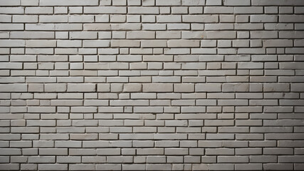 Old white brick wall background. Generative AI