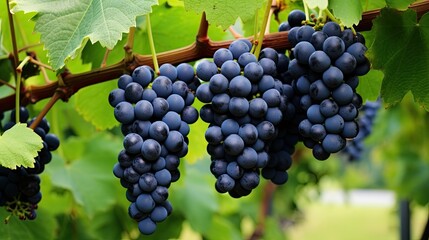 Fototapeta premium grapes on vine