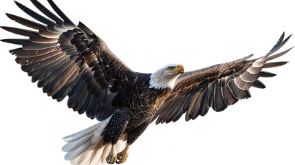 Fototapeta premium Eagle's Domain on Transparent Background