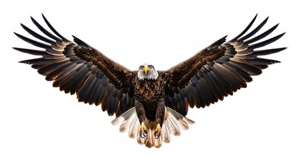 Obraz premium Eagle's Domain on Transparent Background