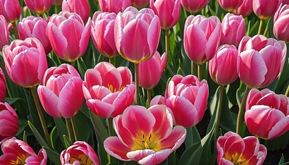 Fototapeta premium Spring Blooms: A Colorful Floral Canvas