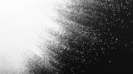 Obraz premium Abstract Black and White Splatter