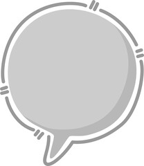 Hand draw doodle minimal speech bubble balloon, icon sticker memo keyword planner text box banner, flat png transparent element design