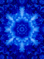 Obraz premium blue flower background