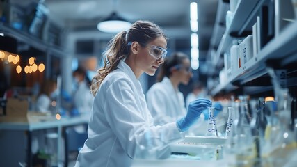 Cutting-Edge Gene Editing: Scientists Utilize CRISPR Technology in Advanced Research Lab