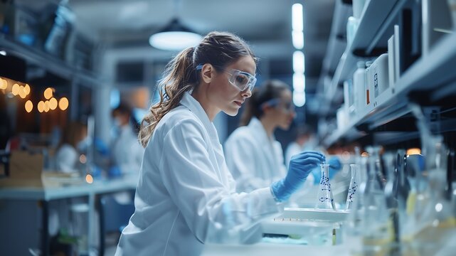 Cutting-Edge Gene Editing: Scientists Utilize CRISPR Technology in Advanced Research Lab