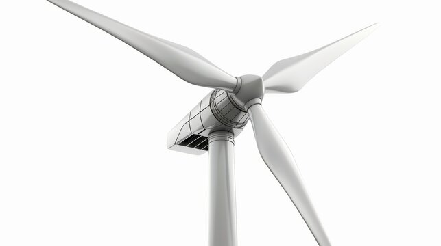 Wind Turbine Structure Under Construction