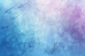 Obraz premium Abstract blue and purple textured painting with brush strokes and gradients.