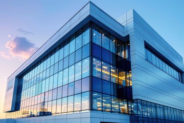 Fototapeta premium Modern office building exterior background