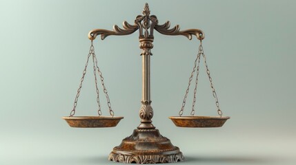 Vintage Justice Scale