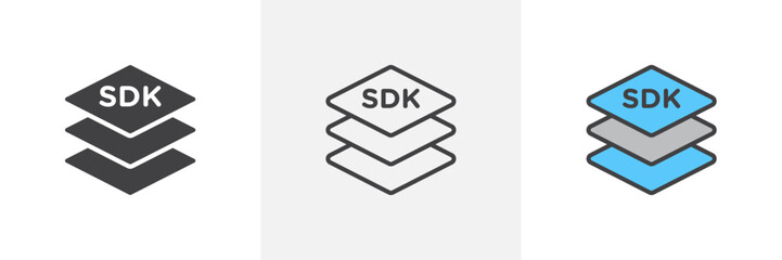 SDK colored icon set