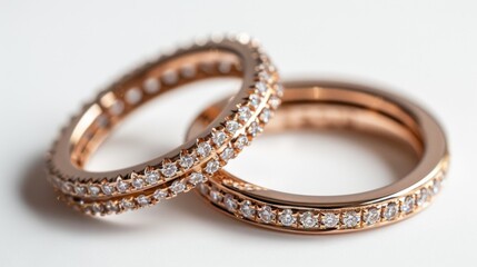 Rose Gold Diamond Rings