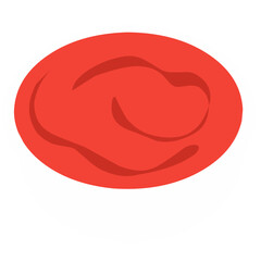 Chili sauce in bowl Illustration 