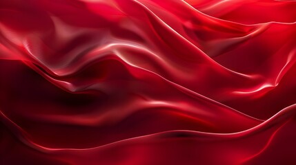 abstract crimson red satin silk fabric background