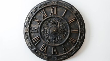 Obraz premium Vintage Roman Numeral Wall Clock