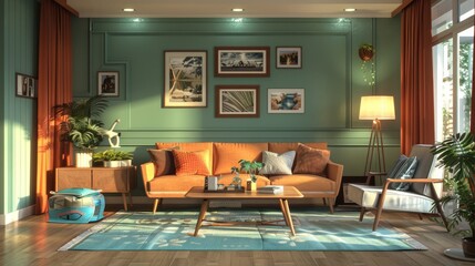 Modern Cozy Living Room