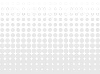 Halftone template for text and design