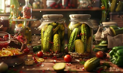 National Pickle Day savoring crunchy pickles and relishes on November 14th