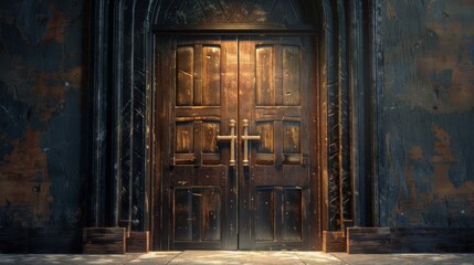 Fototapeta premium Vintage Wooden Door
