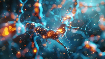 Neural Network Abstract Background